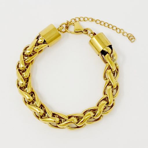 gold Bold Link Chain Bracelet