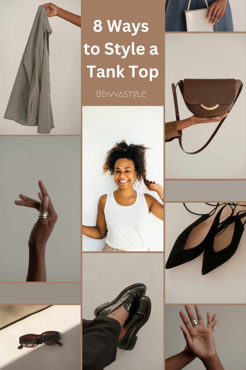 🎨 1 Tank Top: 5 Ways To Wear, #FashionHacks