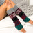 hunter green Nordic Snowflake Leg Warmers