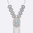 Vintage Turquoise Fringe Chain Necklace