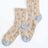 beige Star Design Socks