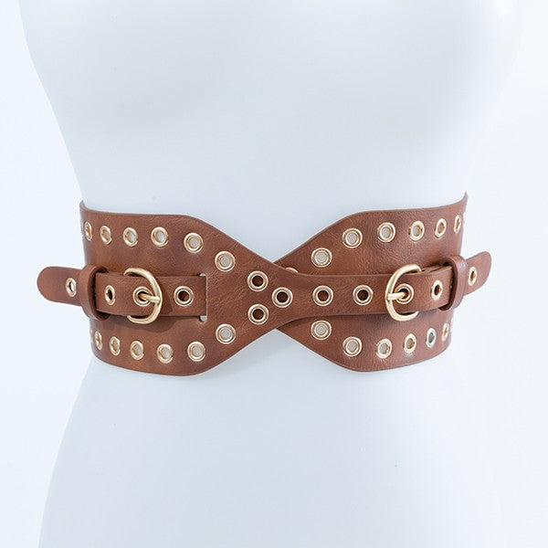 Tan Western Corset Belt