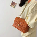 Quilted Vegan Leather Shoulder Bag