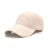 cream Velour Baseball Cap