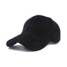 Black Velour Baseball Cap