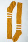 mustard Knee-High Boucle Socks