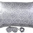 grey leopard Satin Pillowcase Sleep Set