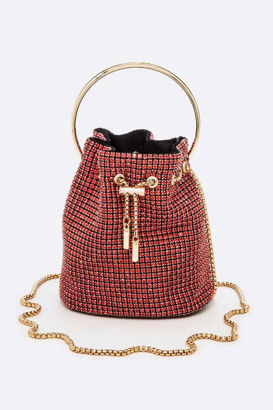 Iconic Oversize Rhinestone Bucket Bag