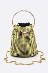 Iconic Oversize Rhinestone Bucket Bag