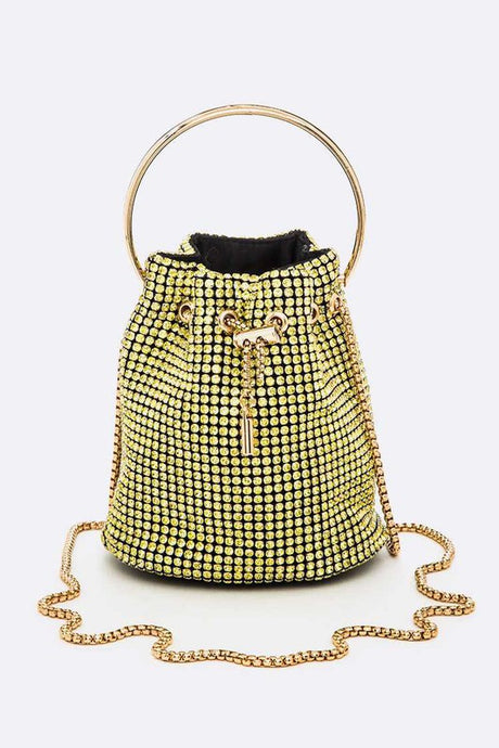 Iconic Oversize Rhinestone Bucket Bag