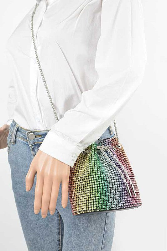 Iconic Oversize Rhinestone Bucket Bag