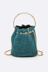 Iconic Oversize Rhinestone Bucket Bag