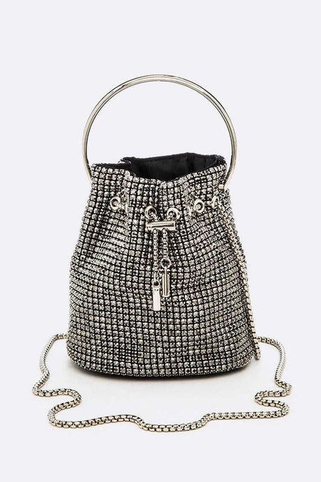 Iconic Oversize Rhinestone Bucket Bag