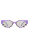 purple Round Snake Design Cat Eye Sunglasses