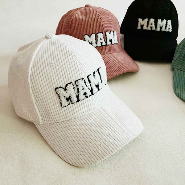 Corduroy Baseball Cap - MAMA