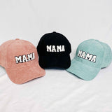 Corduroy Baseball Cap - MAMA