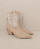 OASIS SOCIETY Cannes - Pearl Studded Western Boo