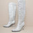 OASIS SOCIETY Jewel Disco Knee High Sequin Boots