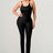 Black Bodycon Bandage Jumpsuit