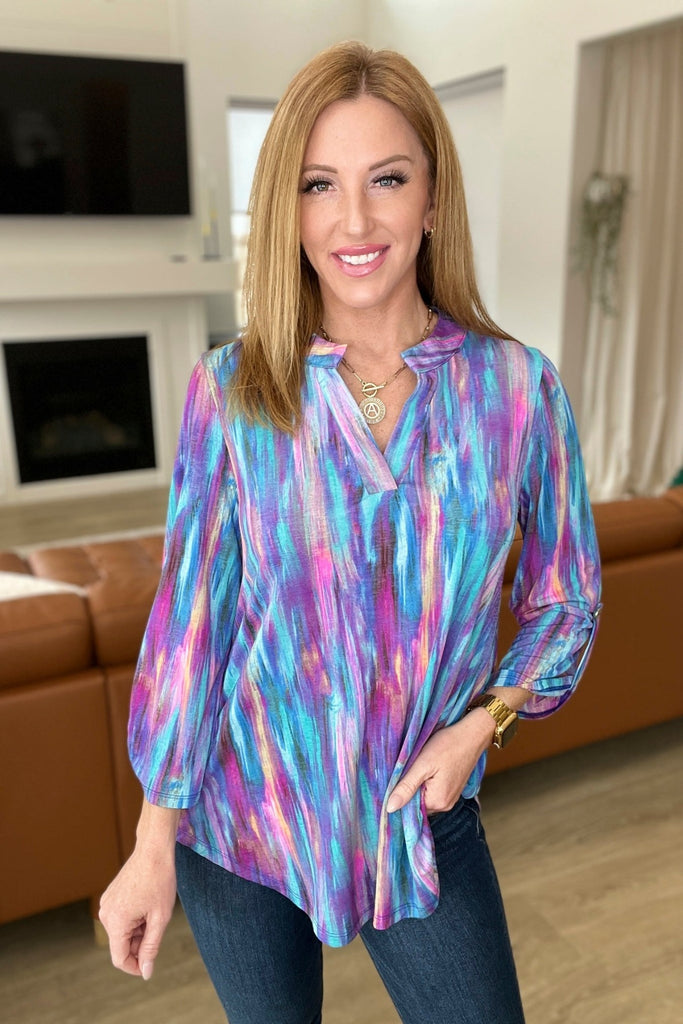 Colorful Work to Play Blouse