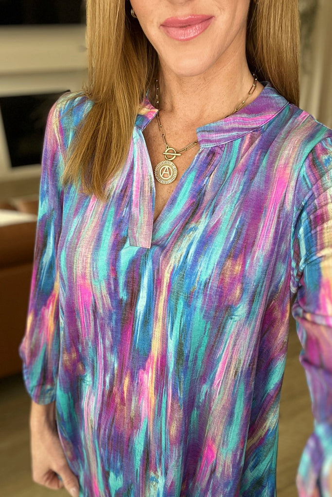 Colorful Work to Play Blouse