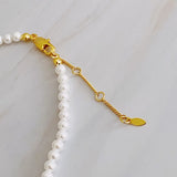 Graduated Glass Pearl Necklace