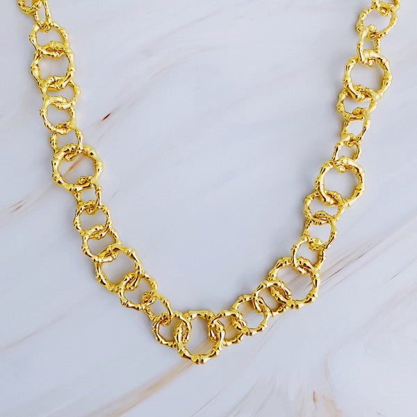 Gold Link Chain Necklace