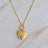 Gold Heart Locket Necklace