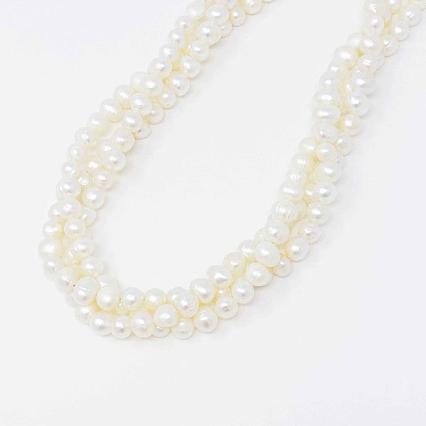 Three Strand Freshwater Pearl Necklace