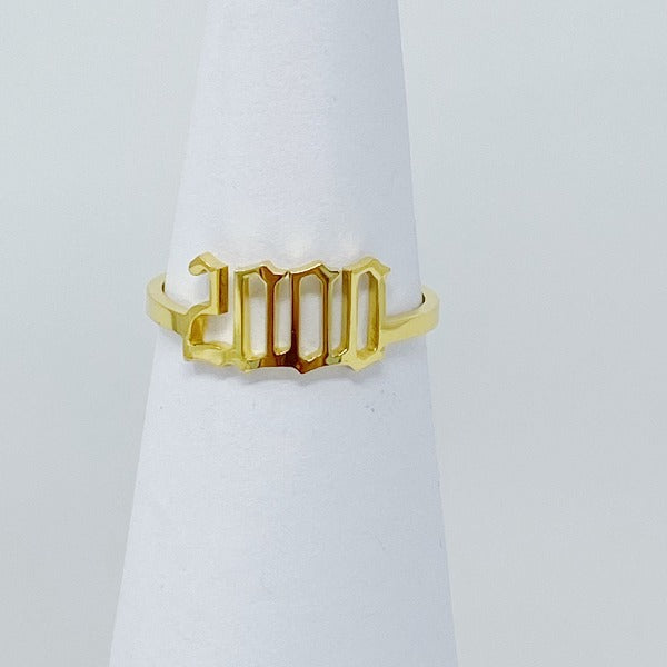 2000 gold Birth Year Ring