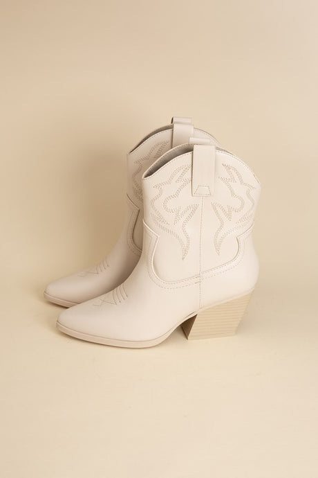 Western Flair Embroidered Cowgirl Boots