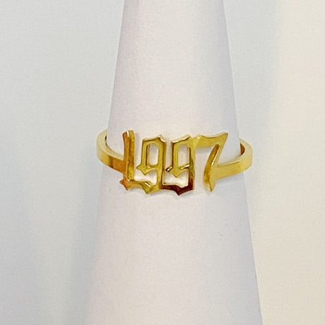 1997 gold Birth Year Ring