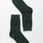 green with Black Smiley Face Crew Socks