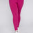 Pink Plus Size V Waist Full Length Leggings