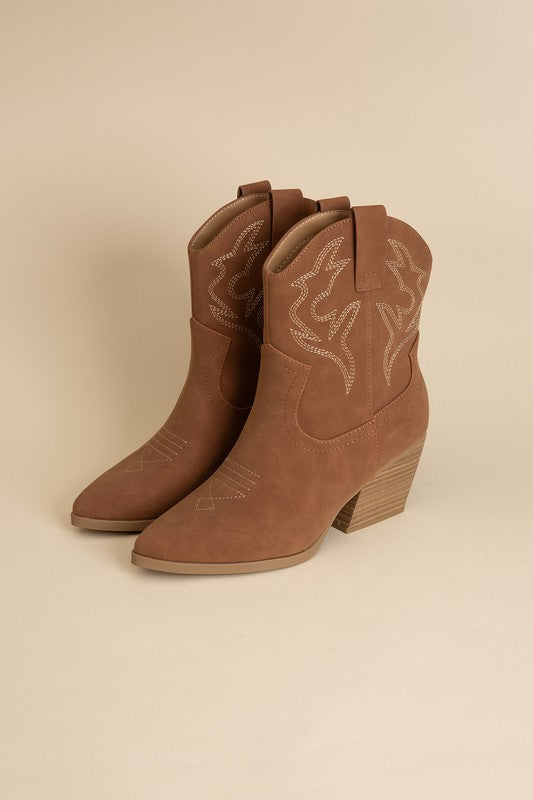 Western Flair Embroidered Cowgirl Boots