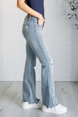 Judy Blue Control Top Flare Leg Jeans Light Wash