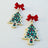 Merry And Bright Christmas Tree Earrings