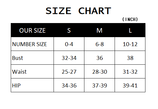 Her Bottari size chart