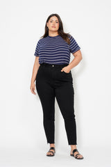 Judy Blue Tummy Control Skinny Jeans in Black