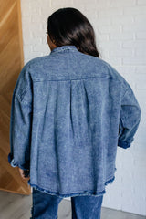 Denim Twill Mineral Wash Shacket