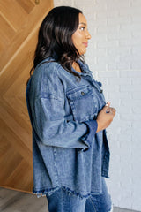 Denim Twill Mineral Wash Shacket