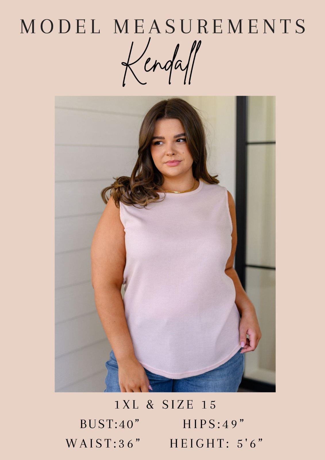 plus size model card