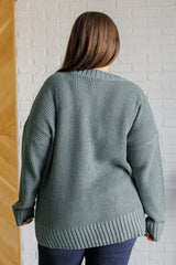 Sage Drop Shoulder Sweater