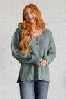 Sage Drop Shoulder Sweater