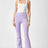 lavender High Rise Flare Leg Pants Divva Style