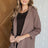 Magic 3/4 Sleeve Blazer in Dark Mocha