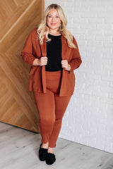 Magic 3/4 Sleeve Blazer in Rust