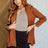 Magic 3/4 Sleeve Blazer in Rust