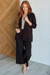 Magic Wide Leg Crop Pants in Brown