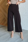 Magic Wide Leg Crop Pants in Brown